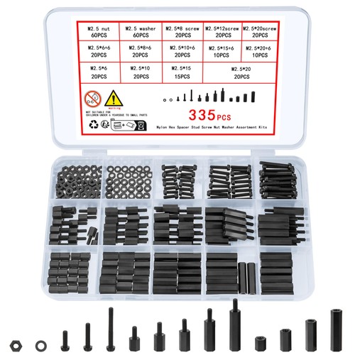 Schwarz nylon - m2.5,